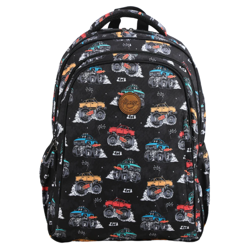 Monster Trucks Kids Backpack - Midsize - Prepp'd Kids - Alimasy