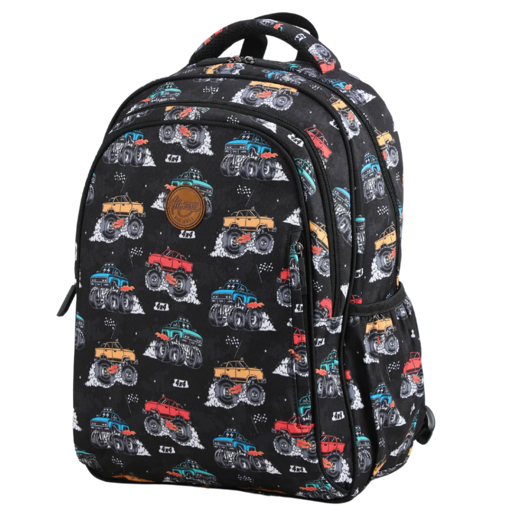 Monster Trucks Kids Backpack - Midsize - Prepp'd Kids - Alimasy