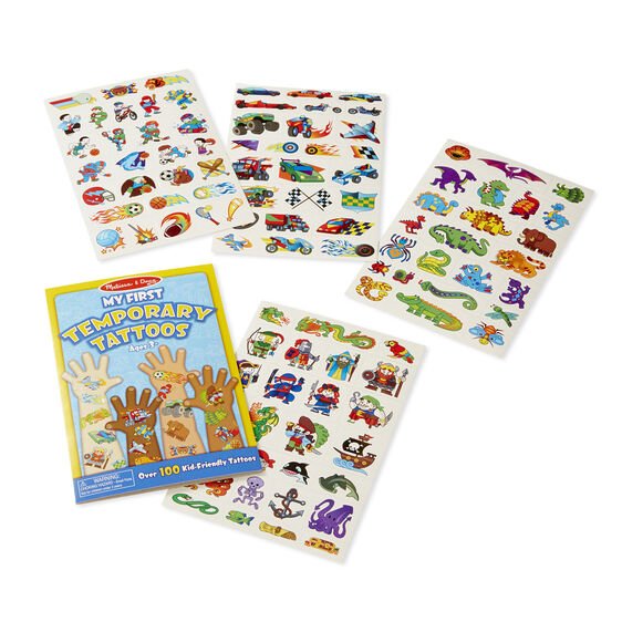 My First Temporary Tattoos (Boy) - Prepp'd Kids - Melissa & Doug