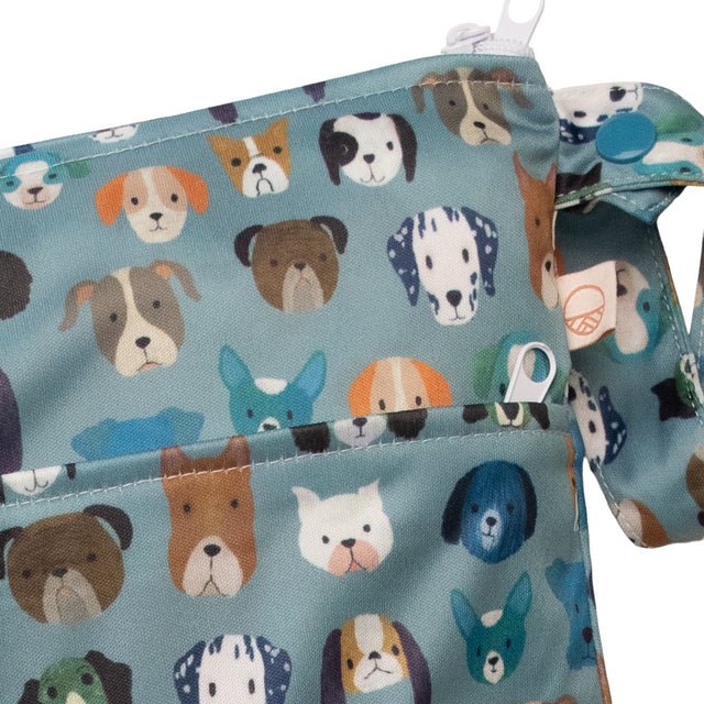 Nestling Double Pocket Wet Bag - Dogs - Prepp'd Kids - Nestling