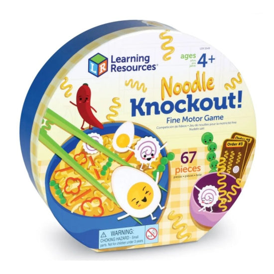 Noodle Knockout Fine Motor Game - Prepp'd Kids - Learning Resources