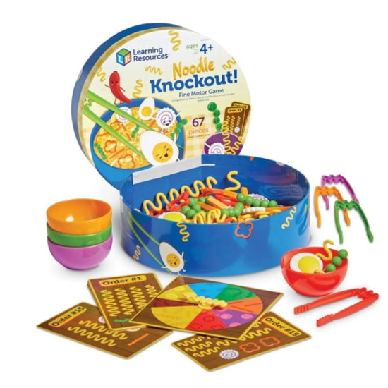 Noodle Knockout Fine Motor Game - Prepp'd Kids - Learning Resources