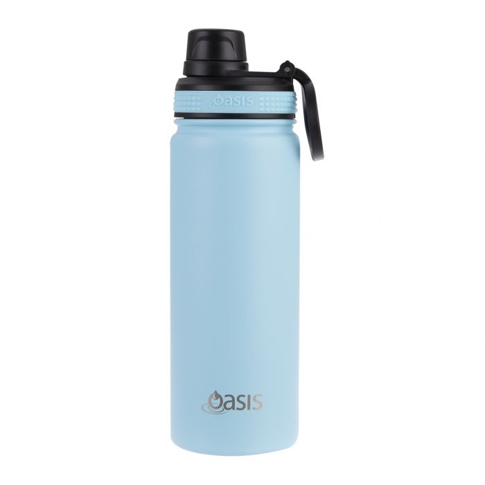 Oasis Challenger Insulated 550ml Drink Bottle - Island Blue - Prepp'd Kids - Oasis