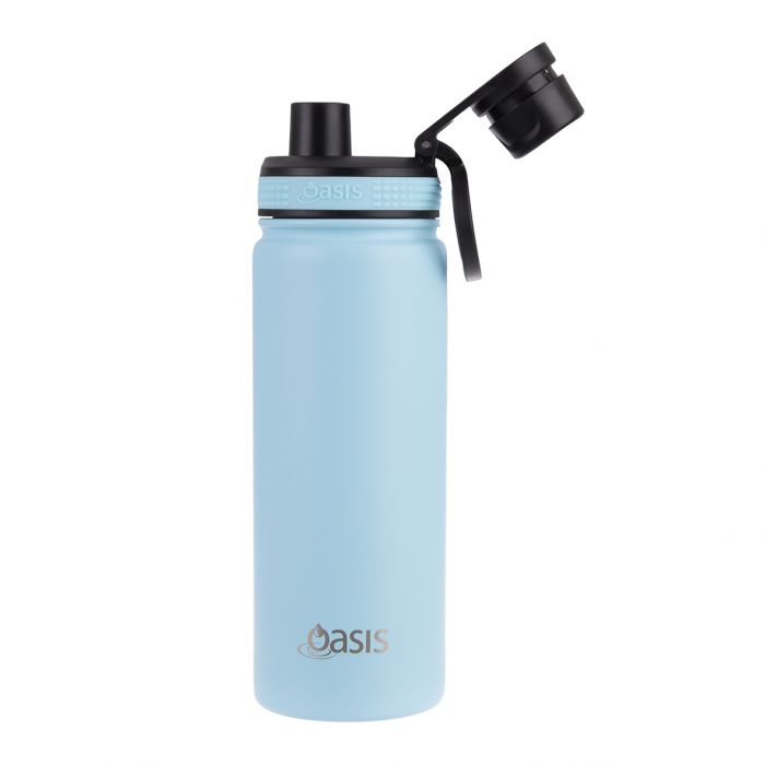 Oasis Challenger Insulated 550ml Drink Bottle - Island Blue - Prepp'd Kids - Oasis