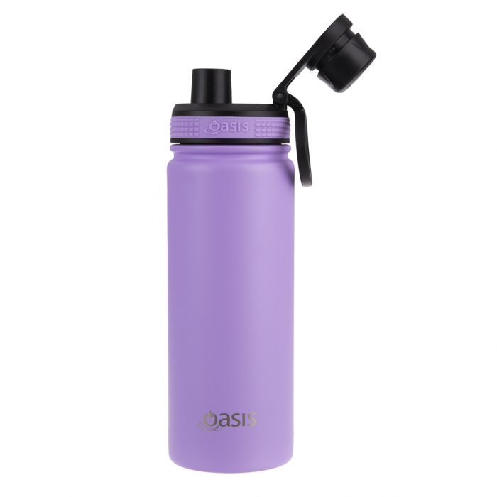 Oasis Challenger Insulated 550ml Drink Bottle - Lavender - Prepp'd Kids - Oasis