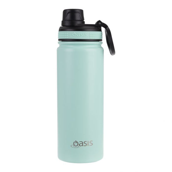 Oasis Challenger Insulated 550ml Drink Bottle - Mint - Prepp'd Kids - Oasis