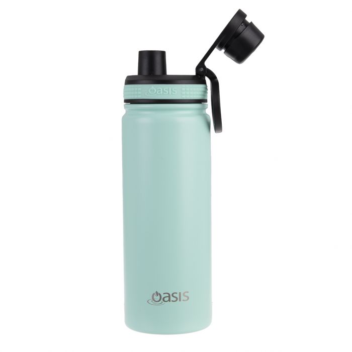 Oasis Challenger Insulated 550ml Drink Bottle - Mint - Prepp'd Kids - Oasis