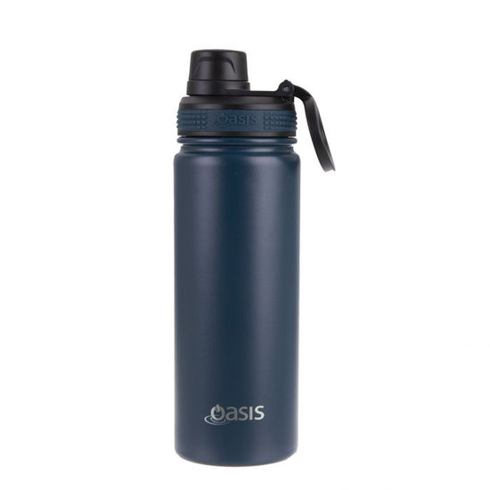 Oasis Challenger Insulated 550ml Drink Bottle - Navy - Prepp'd Kids - Oasis