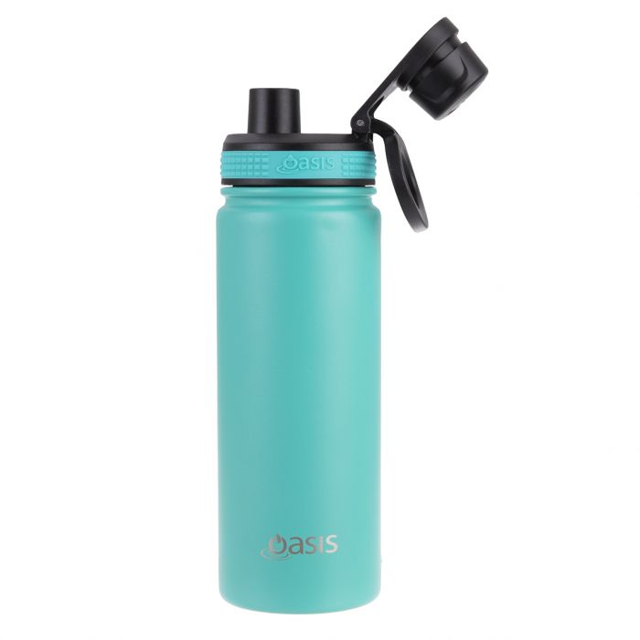 Oasis Challenger Insulated 550ml Drink Bottle - Turquoise - Prepp'd Kids - Oasis