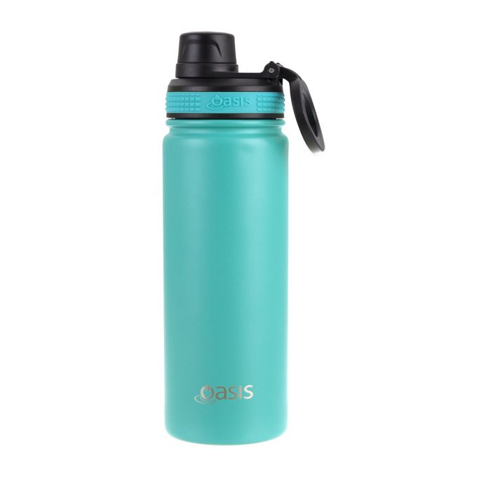 Oasis Challenger Insulated 550ml Drink Bottle - Turquoise - Prepp'd Kids - Oasis