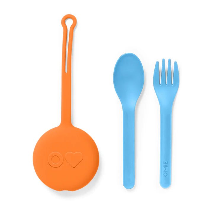 Omie 3 Piece Cutlery Pod Set - Sunrise - Prepp'd Kids - OmieBox