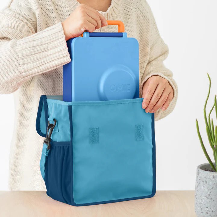 Omie Lunch Tote - Blue - Prepp'd Kids - OmieBox