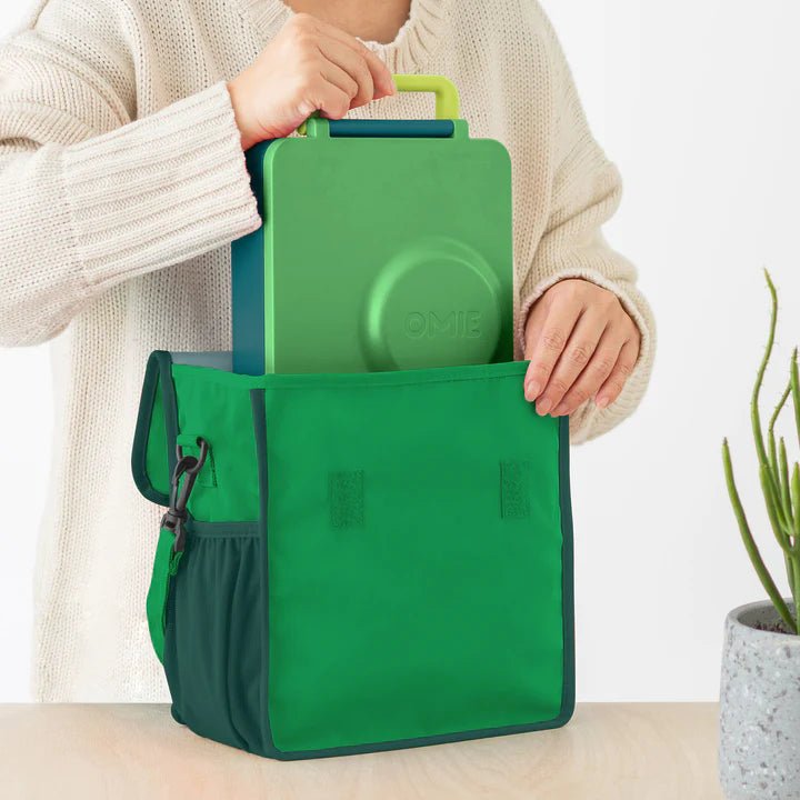 Omie Lunch Tote - Green - Prepp'd Kids - OmieBox