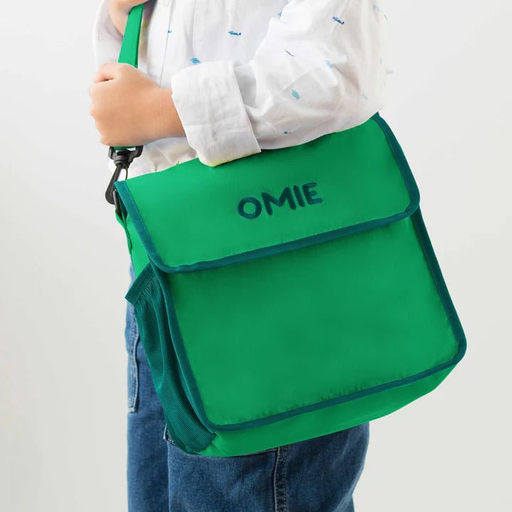 Omie Lunch Tote - Green - Prepp'd Kids - OmieBox