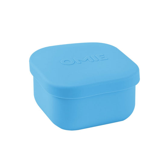 OmieSnack Silicone Snack Container - Blue - Prepp'd Kids - OmieBox