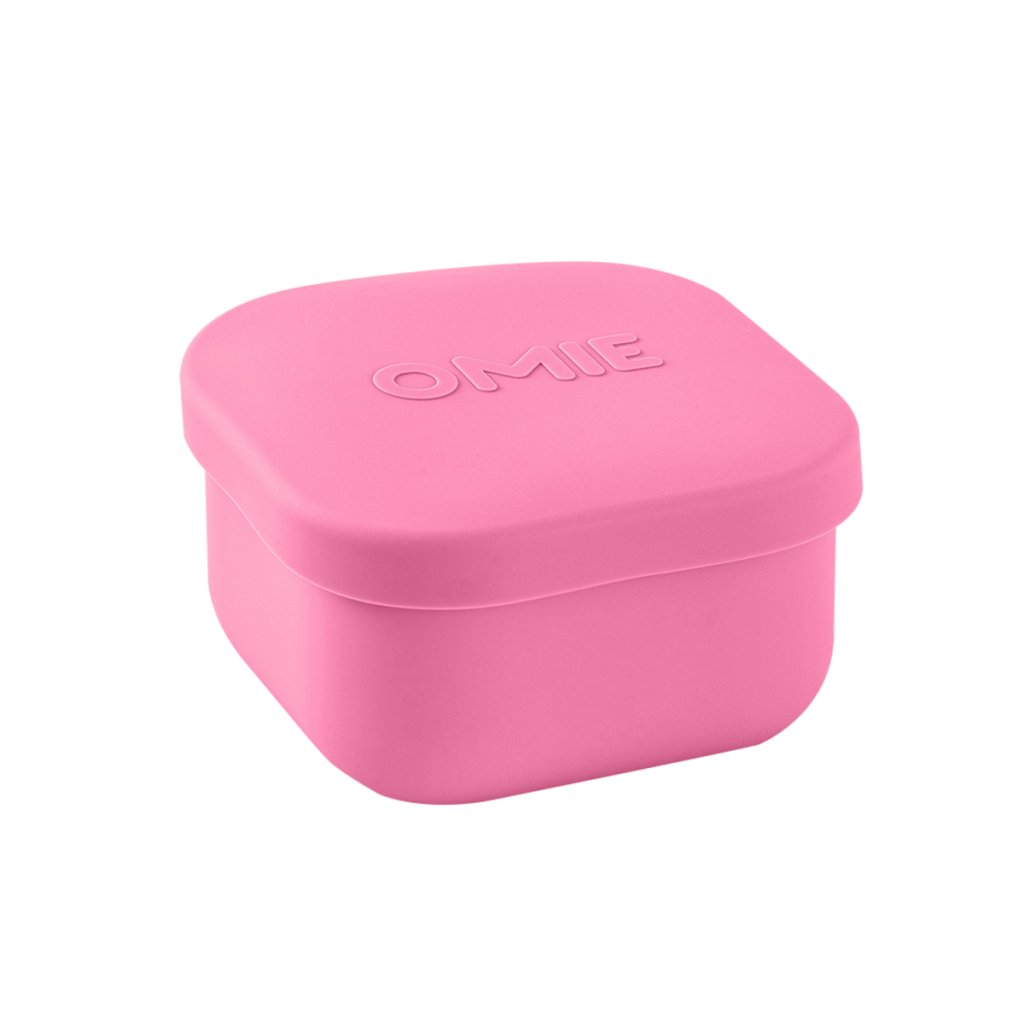 OmieSnack Silicone Snack Container - Pink - Prepp'd Kids - OmieBox