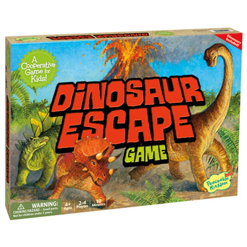 Peaceable Kingdom Game – Dinosaur Escape - Prepp'd Kids - Peaceable Kingdom