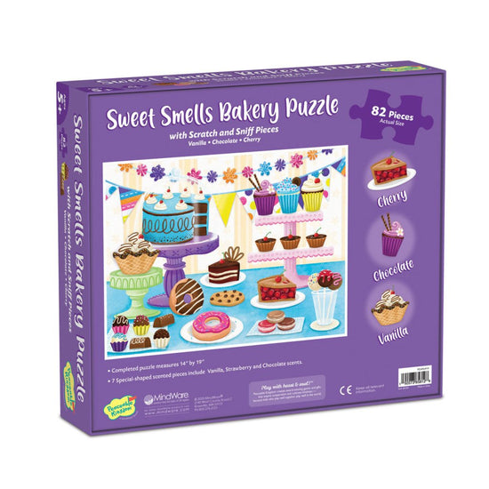 Peaceable Kingdom Scratch & Sniff Puzzle – Sweet Smells Bakery - Prepp'd Kids - Peaceable Kingdom