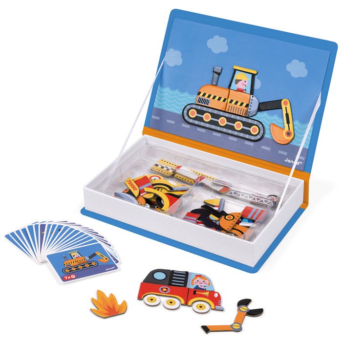 Racers Magnetibook - Prepp'd Kids - Janod