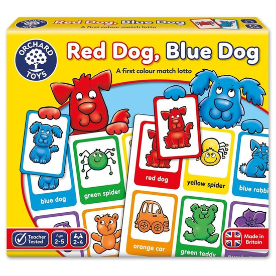 Red Dog Blue Dog Lotto Game - Prepp'd Kids - Orchard Toys