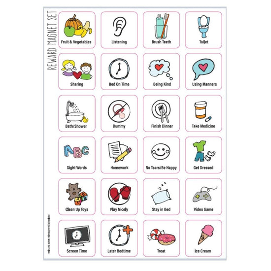 Reward Chart Set (flexible magnetic) - Prepp'd Kids - Prepp'd Kids