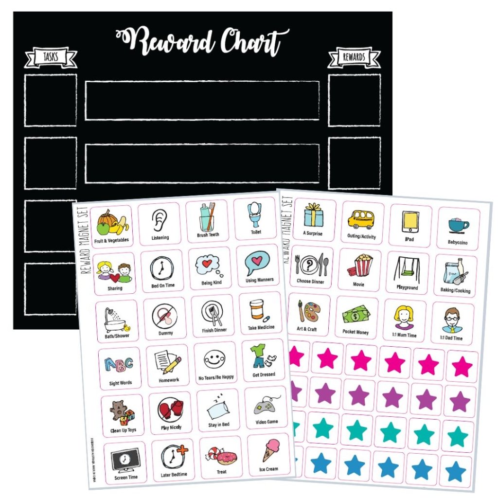 Reward Chart Set (flexible magnetic) - Prepp'd Kids - Prepp'd Kids