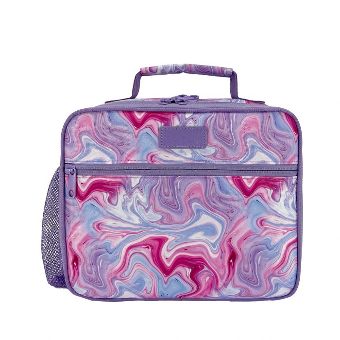 Sachi Insulated Crew Lunch Bag - Marble Swirls - Prepp'd Kids - Sachi