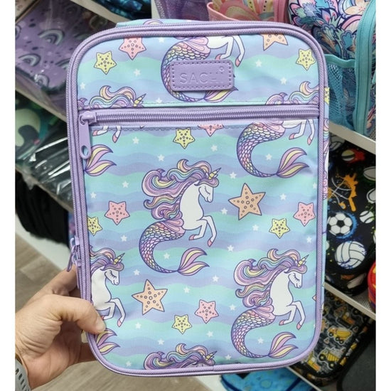 Sachi Insulated Lunch Bag - Mermaid Unicorns - Prepp'd Kids - Sachi