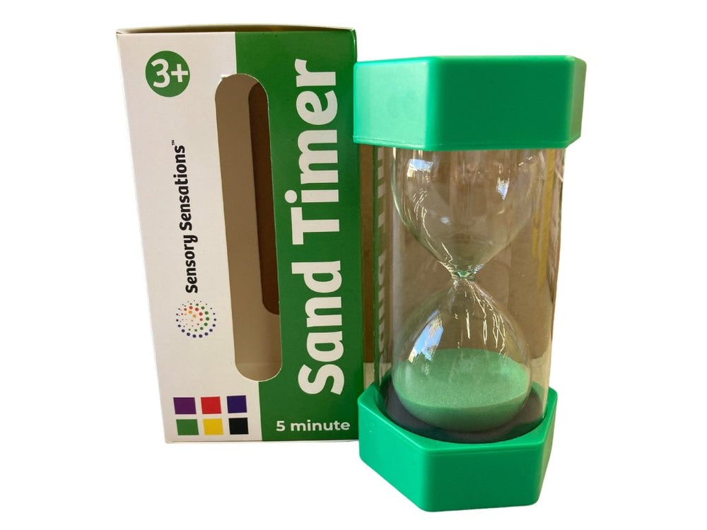 Sand Timer - Green (5 Minutes) - Prepp'd Kids - Sensory Sensations