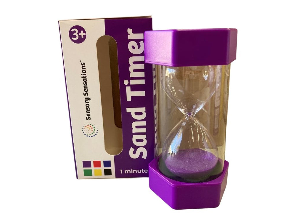 Sand Timer - Purple (1 Minute) - Prepp'd Kids - Sensory Sensations