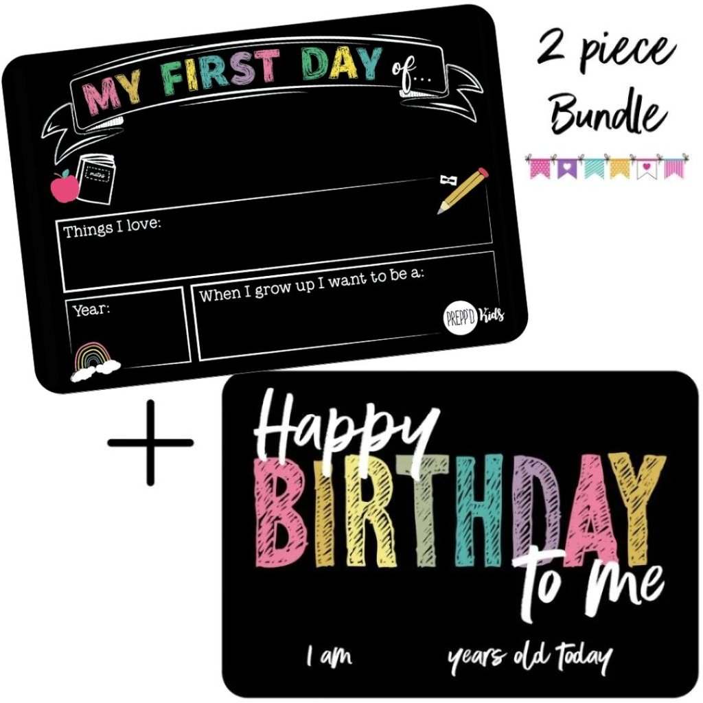 School & Birthday Bundle (Colour) - Prepp'd Kids - Prepp'd Kids