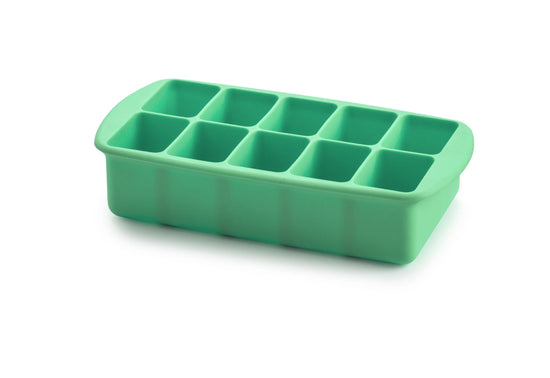 Silicone Freezer Tray with Lid - Mint - Prepp'd Kids - Melii
