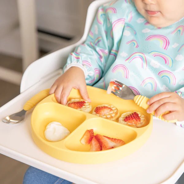 Silicone Grip Dish - Pineapple - Prepp'd Kids - Bumkins