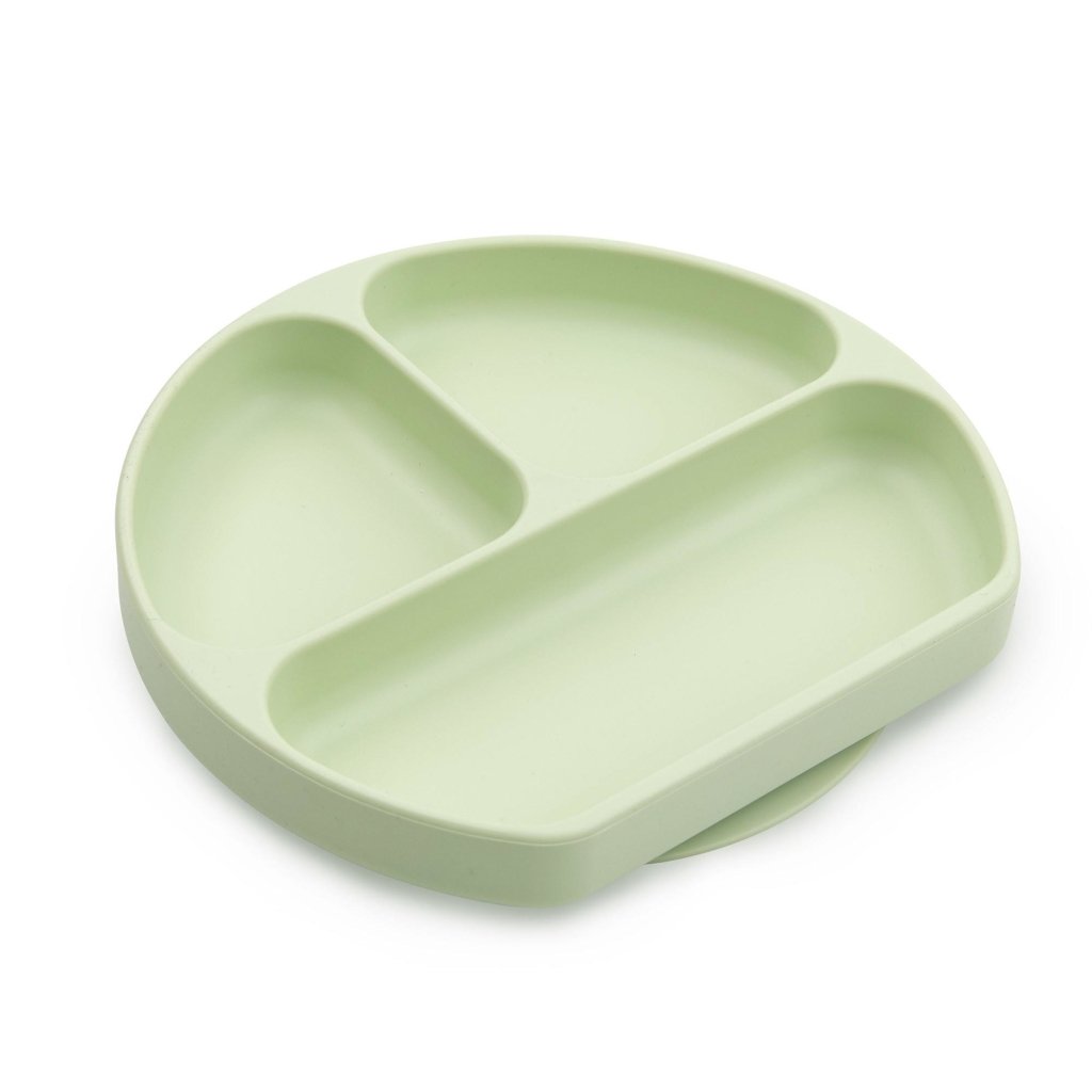 Silicone Grip Dish - Sage - Prepp'd Kids - Bumkins