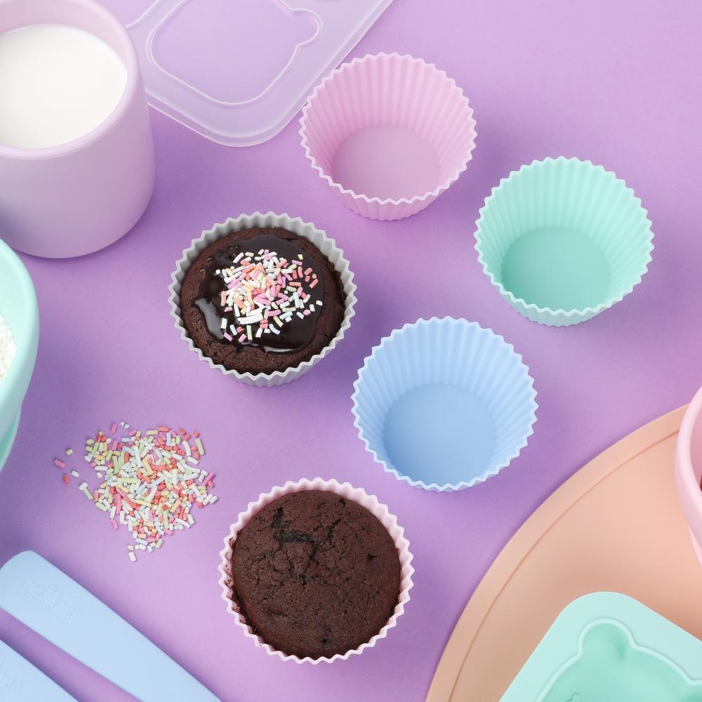 Silicone Muffin Cups - Prepp'd Kids - We Might Be Tiny