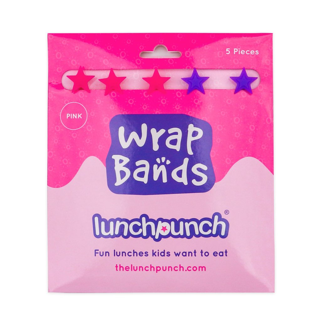 Silicone Wrap Bands - Pink - Prepp'd Kids - Lunch Punch