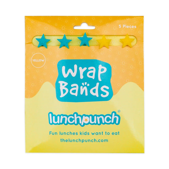 Silicone Wrap Bands - Yellow - Prepp'd Kids - Lunch Punch