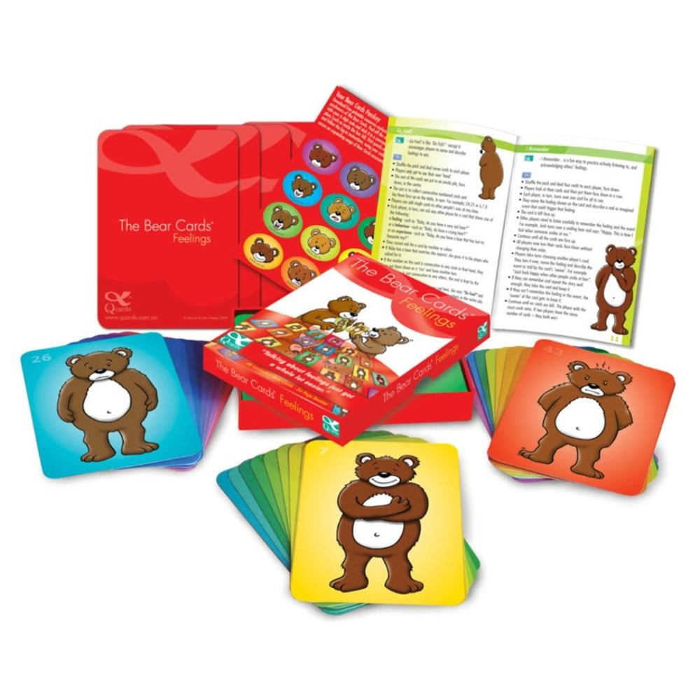 The Bear Cards: Feelings - Prepp'd Kids - QCards