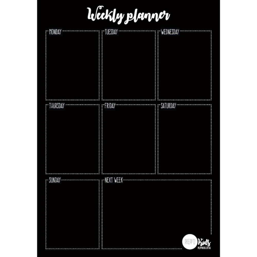 Weekly Planner (Portrait A3) - Prepp'd Kids - Prepp'd Kids