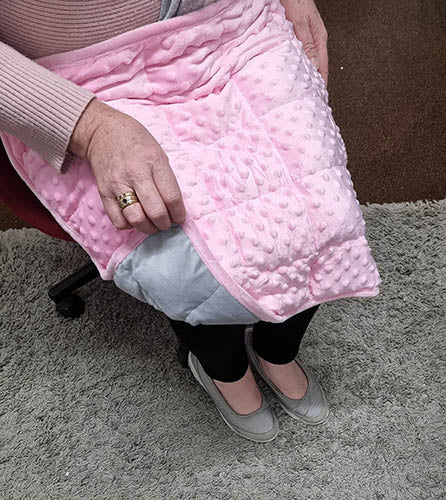 
                  
                    Weighted Lap Blanket (2.5kg) - Pink - Prepp'd Kids - Sensory Sensations
                  
                