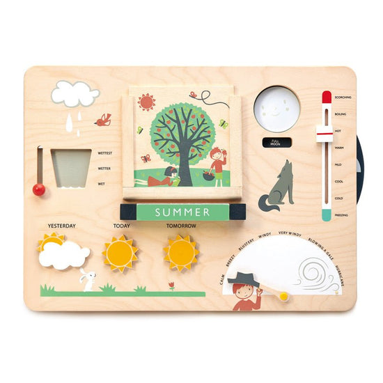 Wooden Weather Station - Prepp'd Kids - Tender Leaf Toys
