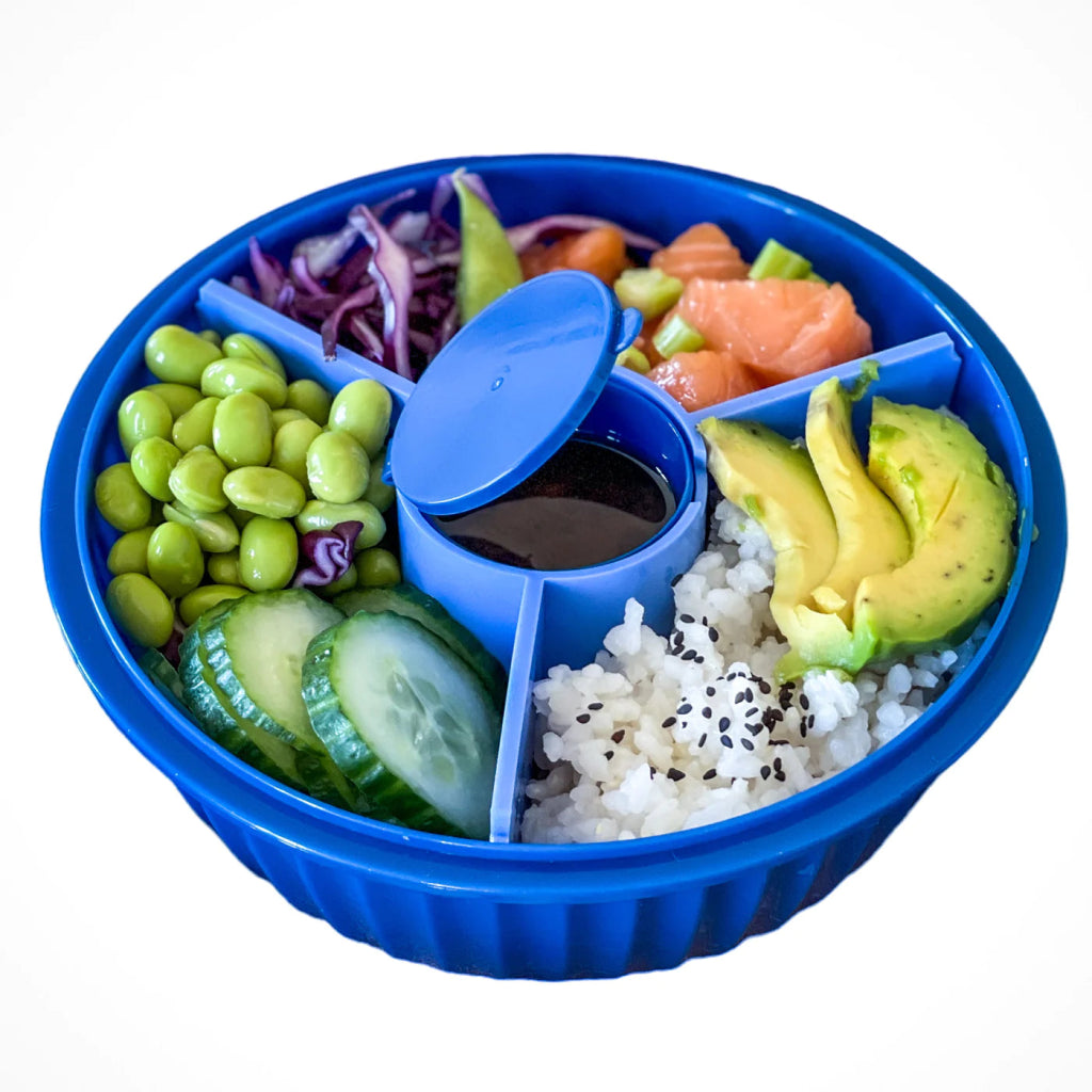 Yumbox Poke Bowl - Hawaii Blue - Prepp'd Kids - Yumbox