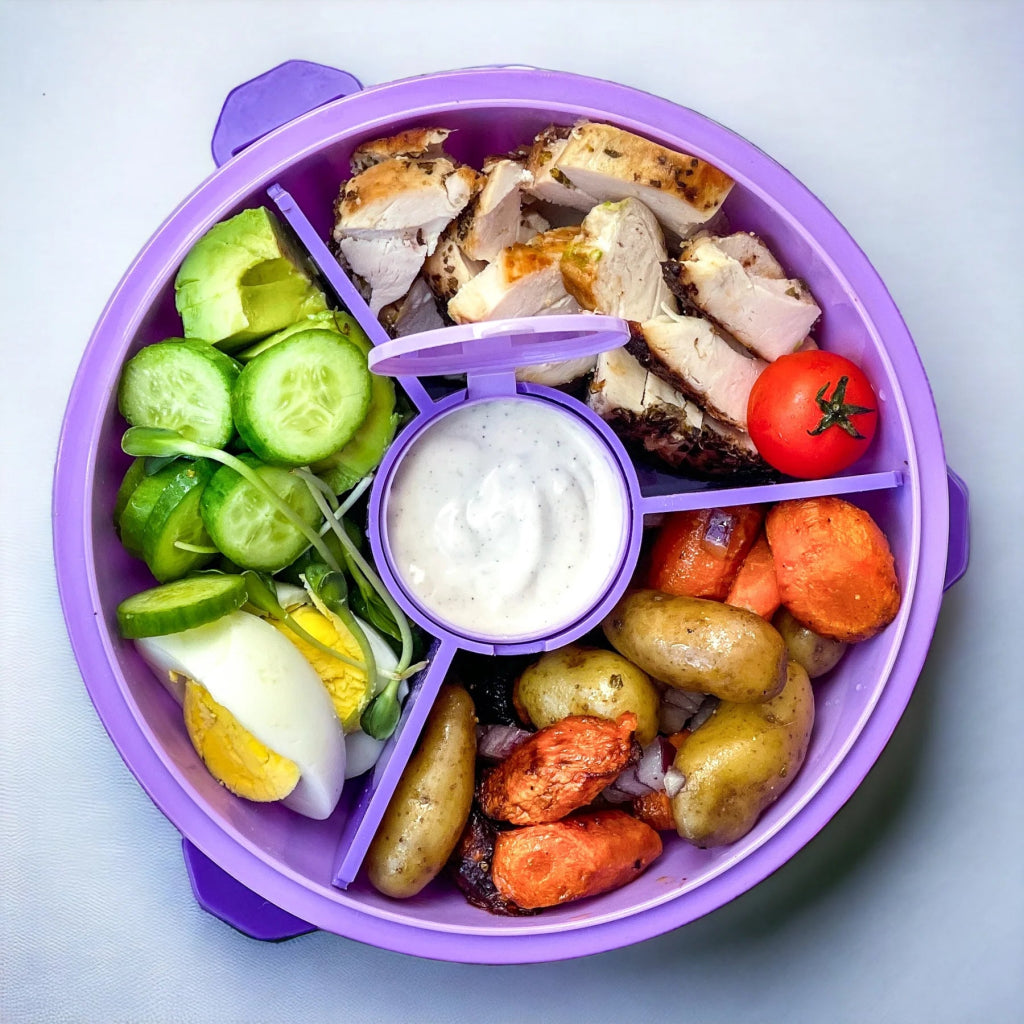 Yumbox Poke Bowl - Maui Purple - Prepp'd Kids - Yumbox