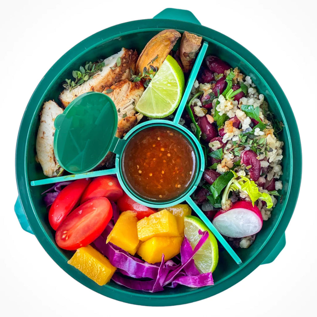 Yumbox Poke Bowl - Paradise Aqua - Prepp'd Kids - Yumbox