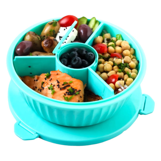 Yumbox Poke Bowl - Paradise Aqua - Prepp'd Kids - Yumbox