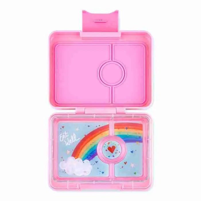 Yumbox Snack Box - Fifi Pink (Rainbow Tray) - Prepp'd Kids - Yumbox