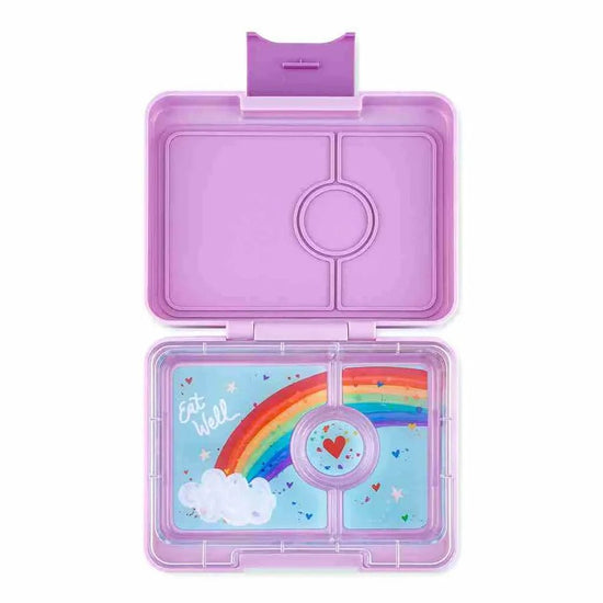 Yumbox Snack Box - Lulu Purple (Rainbow Tray) - Prepp'd Kids - Yumbox