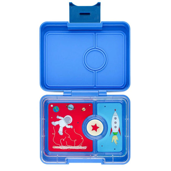 Yumbox Snack Box - True Blue (Rocket Tray) - Prepp'd Kids - Yumbox