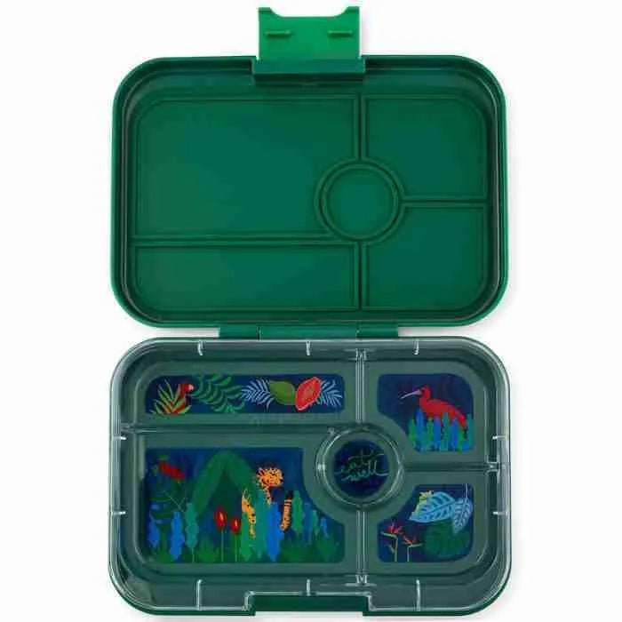 Yumbox Tapas 5 - Greenwich Green - Prepp'd Kids - Yumbox